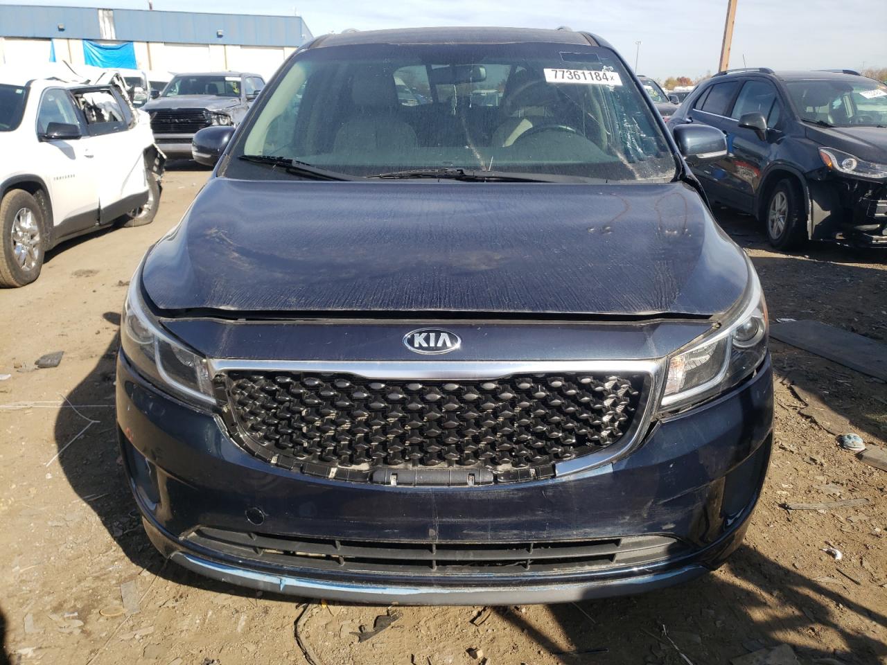 2017 KIA Sedona VIN KNDMB5C11H6254502 Copart auction photo, front end / mechanical damage thumbnail 5