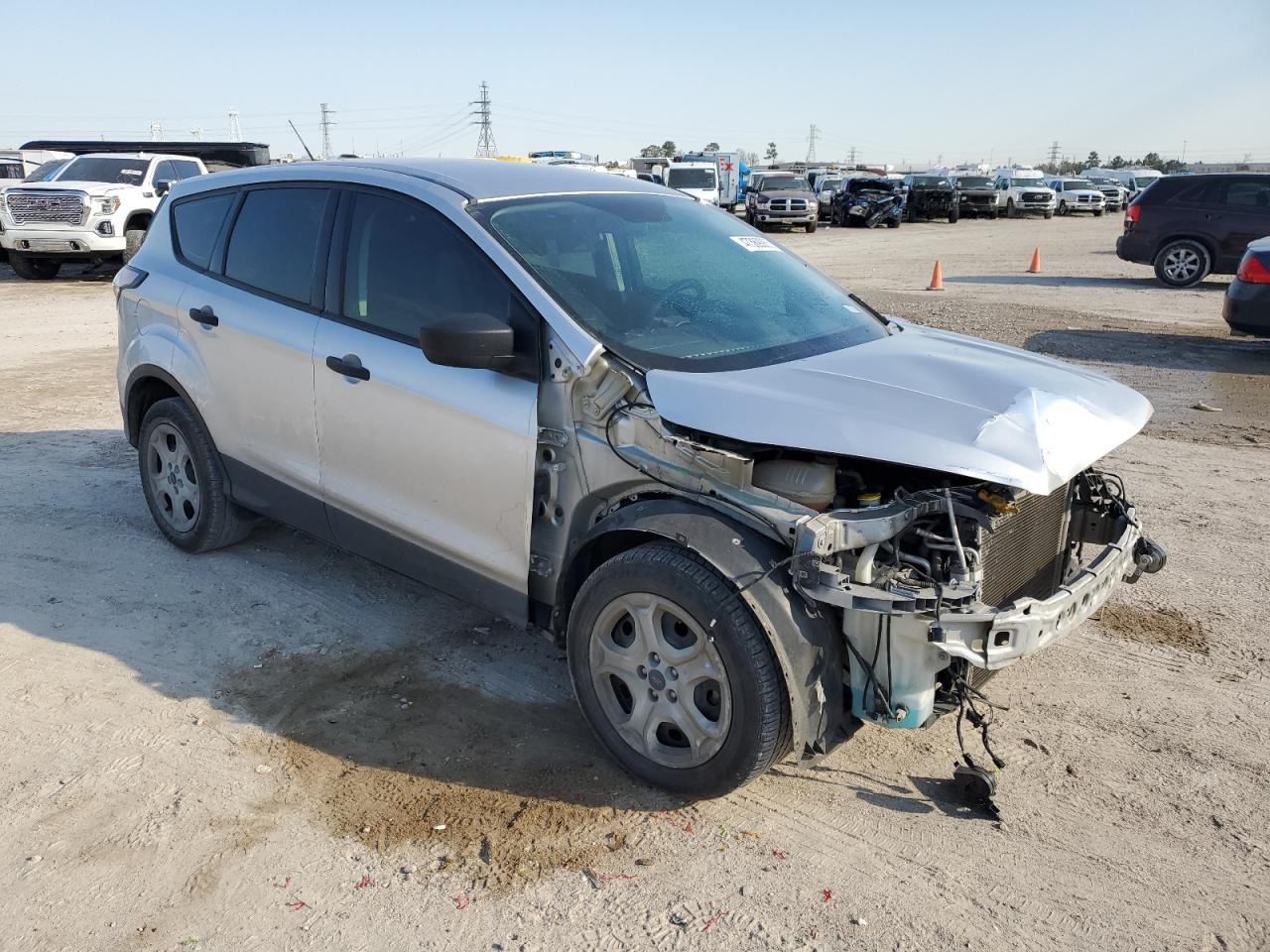 2018 Ford Escape VIN 1FMCU0F79JUA91071 Copart auction photo, front end / minor dent/scratches damage thumbnail 4