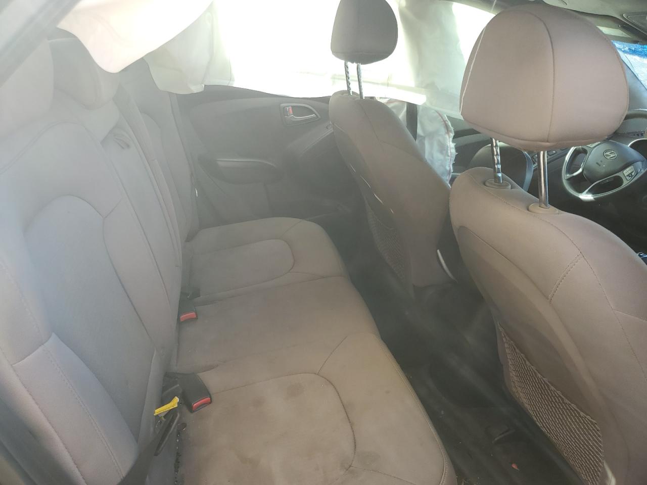 2014 Hyundai Tucson VIN KM8JT3AF7EU856021 Copart auction photo, all over damage thumbnail 10