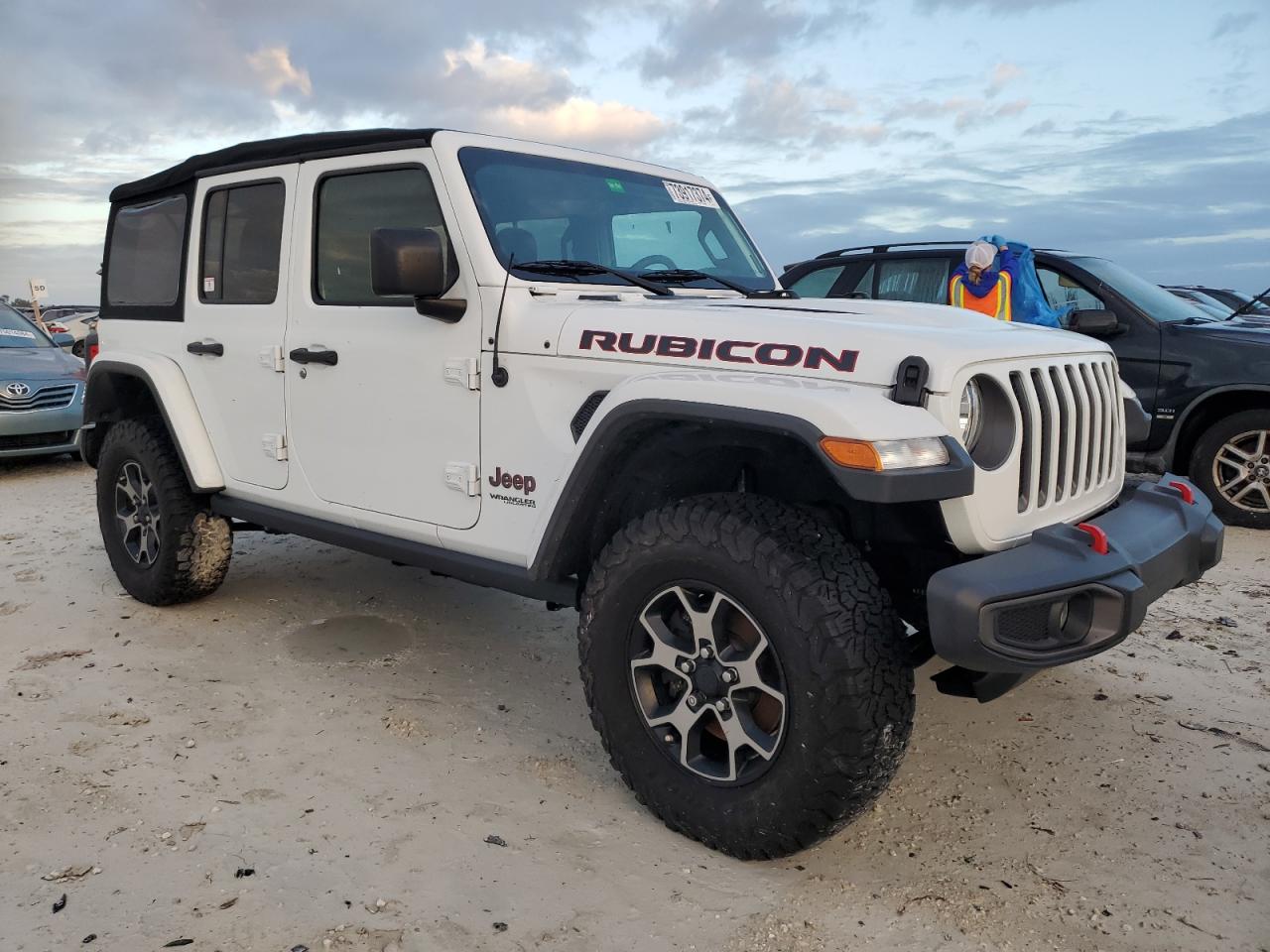 2018 Jeep Wrangler VIN 1C4HJXFG5JW113616 Copart auction photo, water/flood damage thumbnail 4