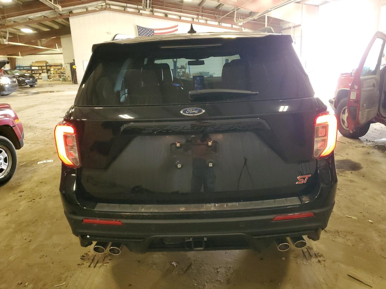 2023 Ford Explorer VIN 1FM5K8GC9PGA90020 Copart auction photo, front end / partial repair damage thumbnail 6
