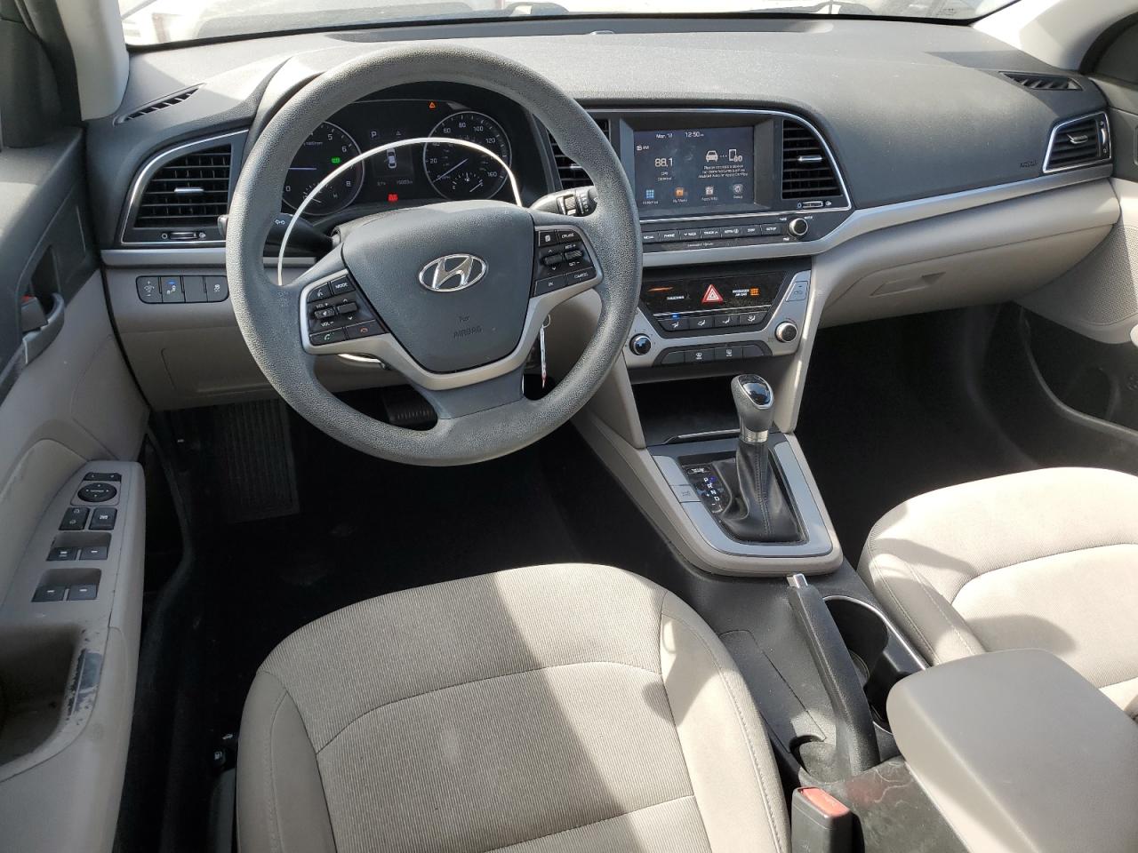 2018 Hyundai Elantra VIN 5NPD84LF2JH376656 Copart auction photo, rear end / side damage thumbnail 8