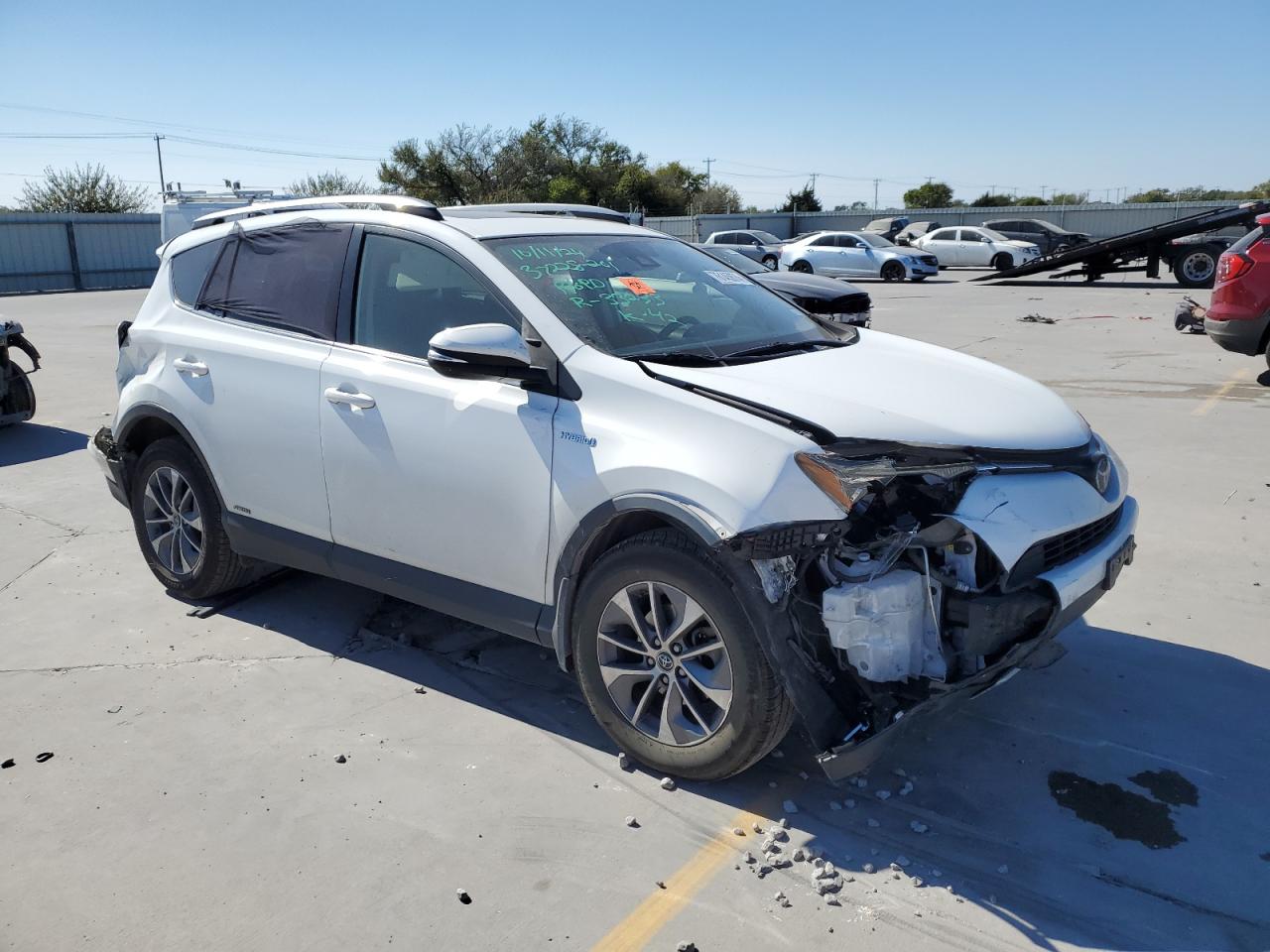 2018 Toyota RAV 4 VIN JTMRJREV3JD185068 Copart auction photo, all over damage thumbnail 4