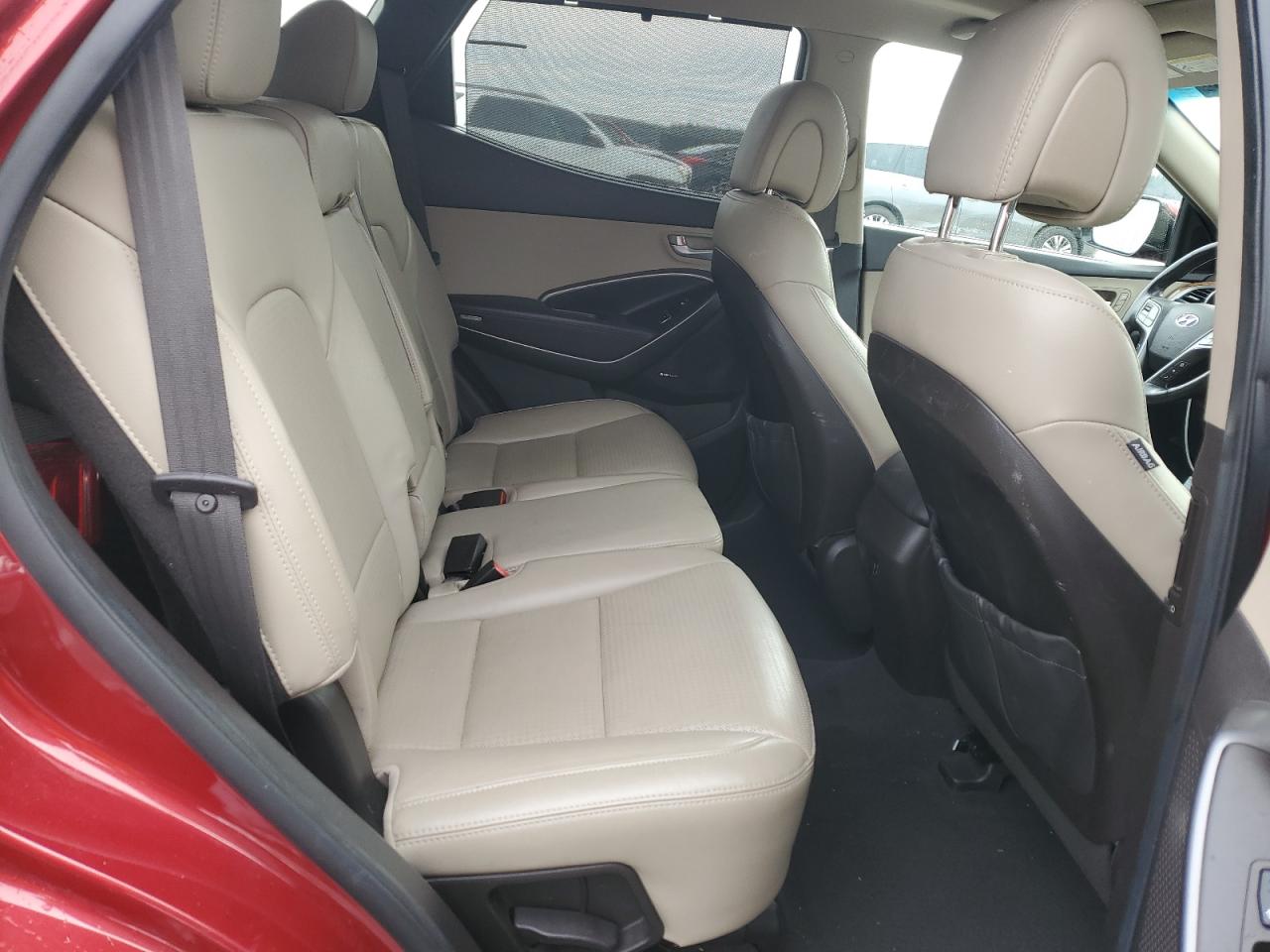 2014 Hyundai Santa Fe VIN 5XYZU3LB1EG176597 Copart auction photo, rear end damage thumbnail 10