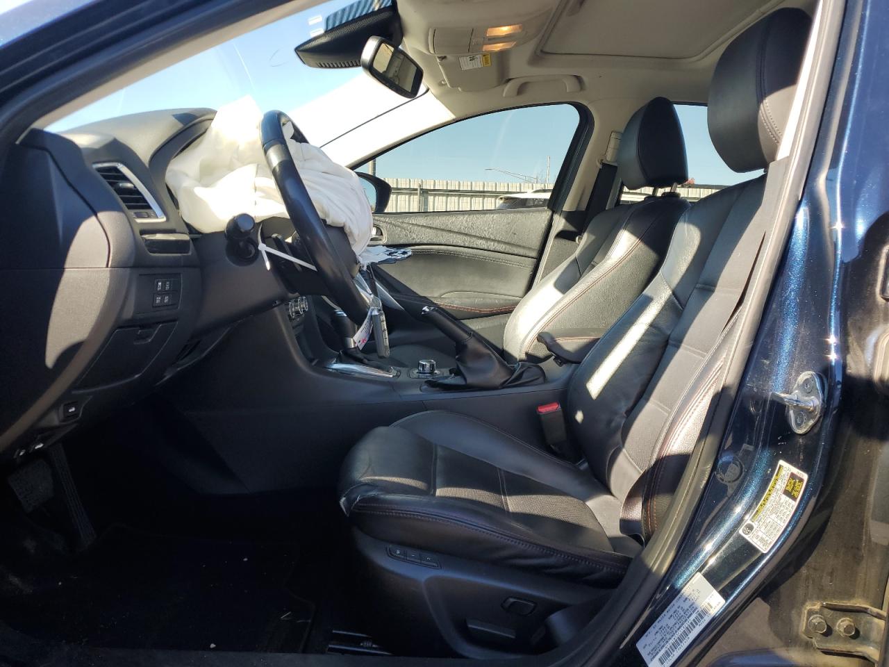2015 Mazda 6 VIN JM1GJ1W53F1182395 Copart auction photo, front end damage thumbnail 7