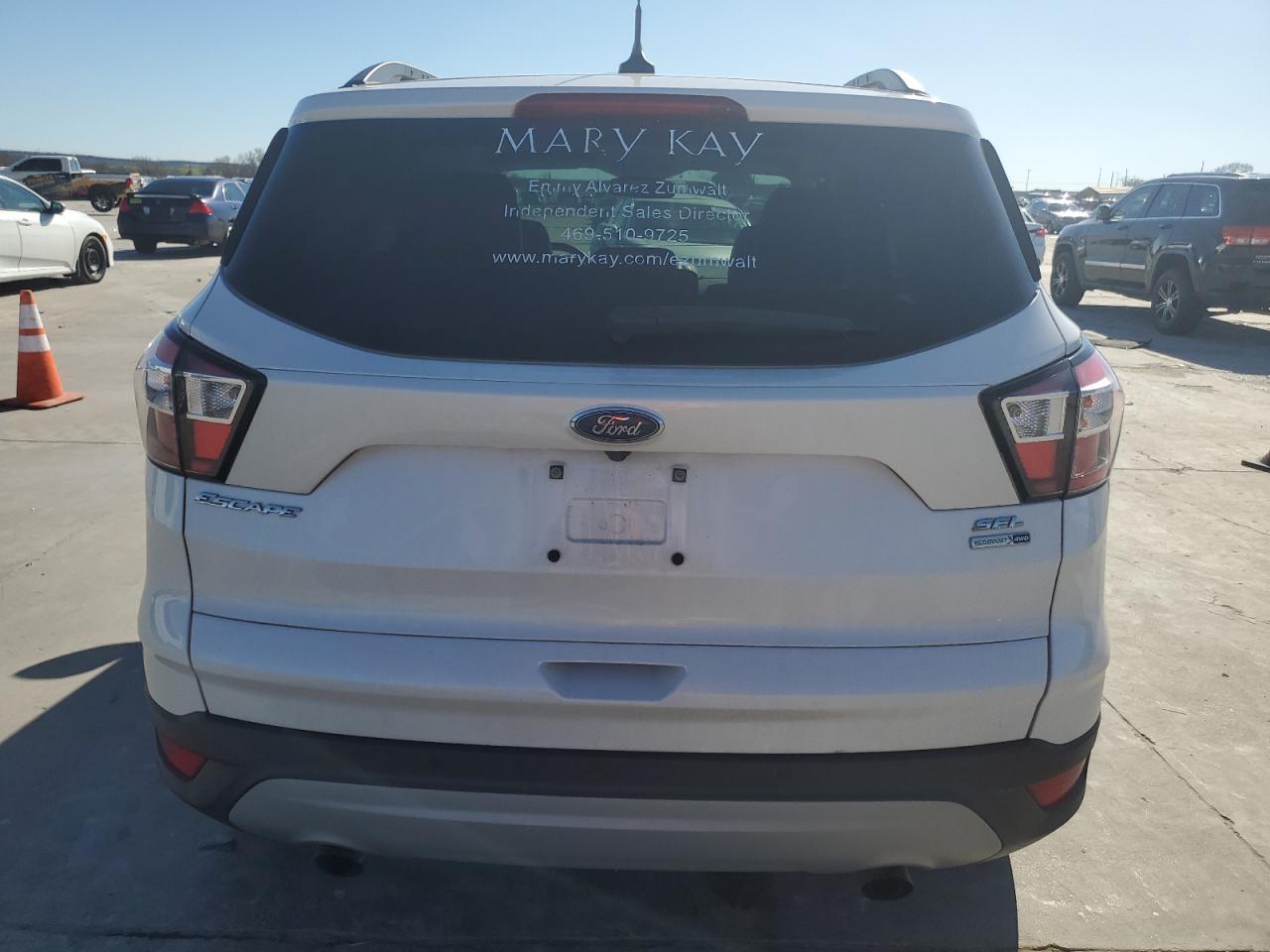 2018 Ford Escape VIN 1FMCU9HD9JUB54211 Copart auction photo, side / front end damage thumbnail 6