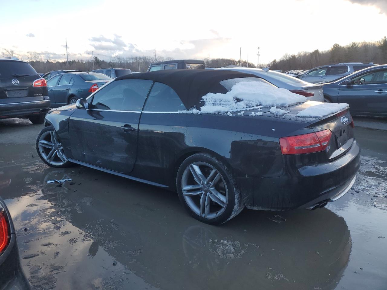2010 Audi RS5 VIN WAUCGAFH7AN019478 Copart auction photo, front end / side damage thumbnail 2