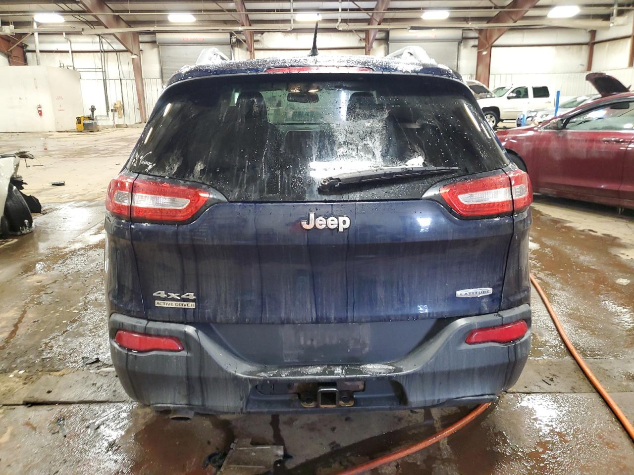 2014 Jeep Grand Cherokee VIN 1C4PJMCB9EW318364 Copart auction photo, front end / side damage thumbnail 6