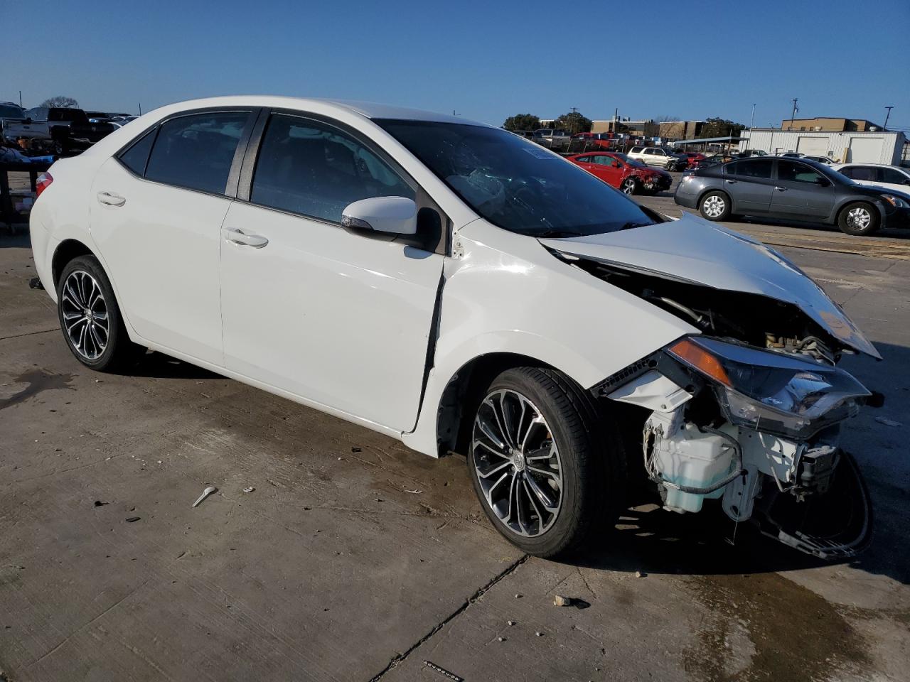 2014 Toyota Corolla VIN 2T1BURHE0EC024314 Copart auction photo, front end damage thumbnail 4