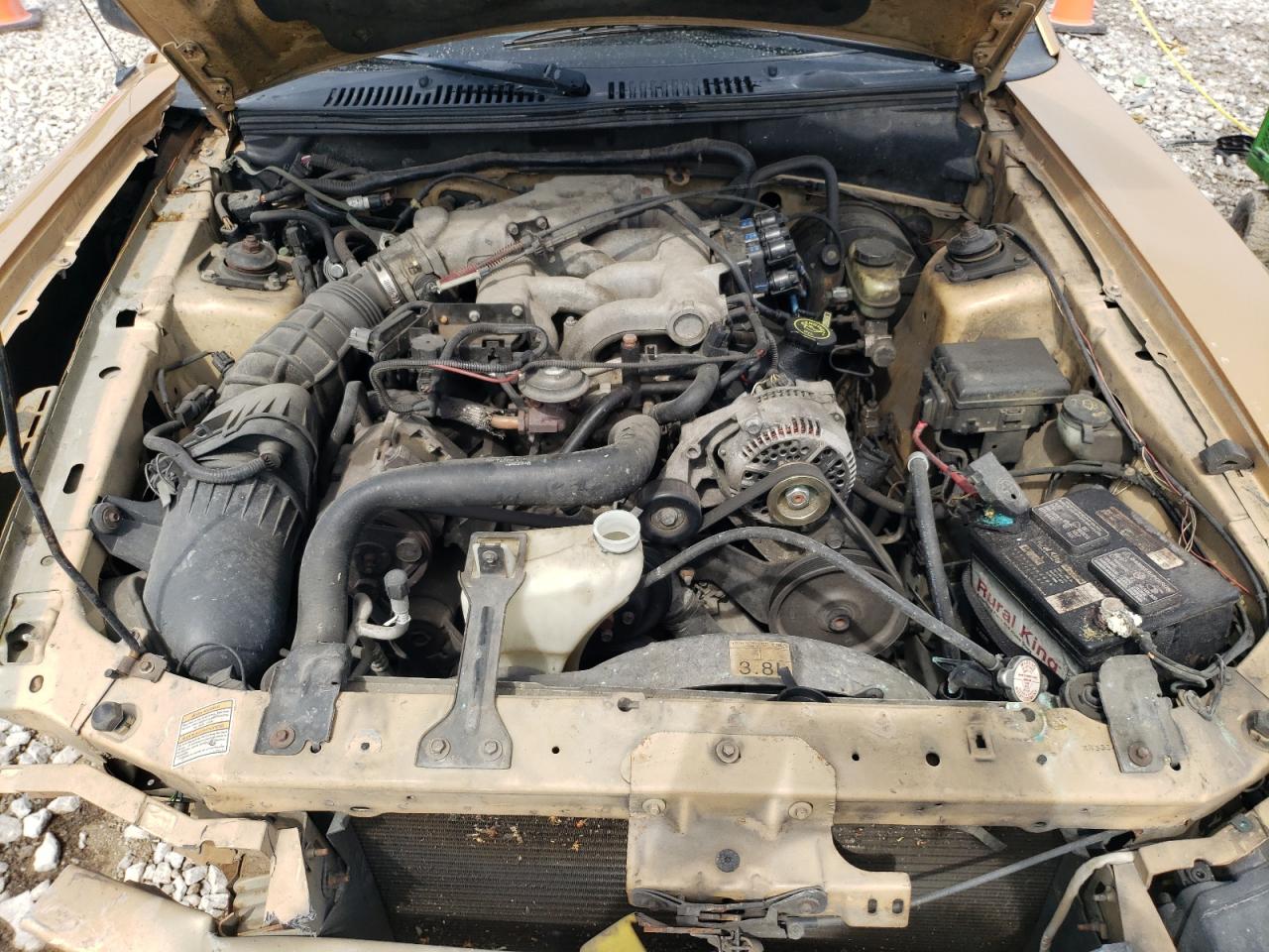 2000 Ford Mustang VIN 1FAFP4445YF194405 Copart auction photo, front end damage thumbnail 13