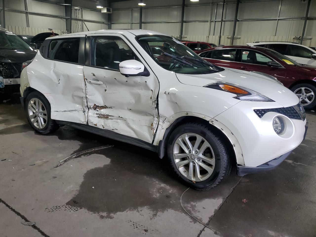 2016 Nissan Juke VIN JN8AF5MV2GT658597 Copart auction photo, side damage thumbnail 4