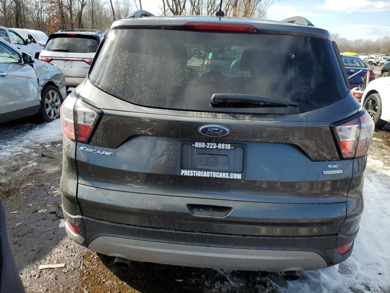 2018 Ford Escape VIN 1FMCU0GD2JUB15425 Copart auction photo, side damage thumbnail 6