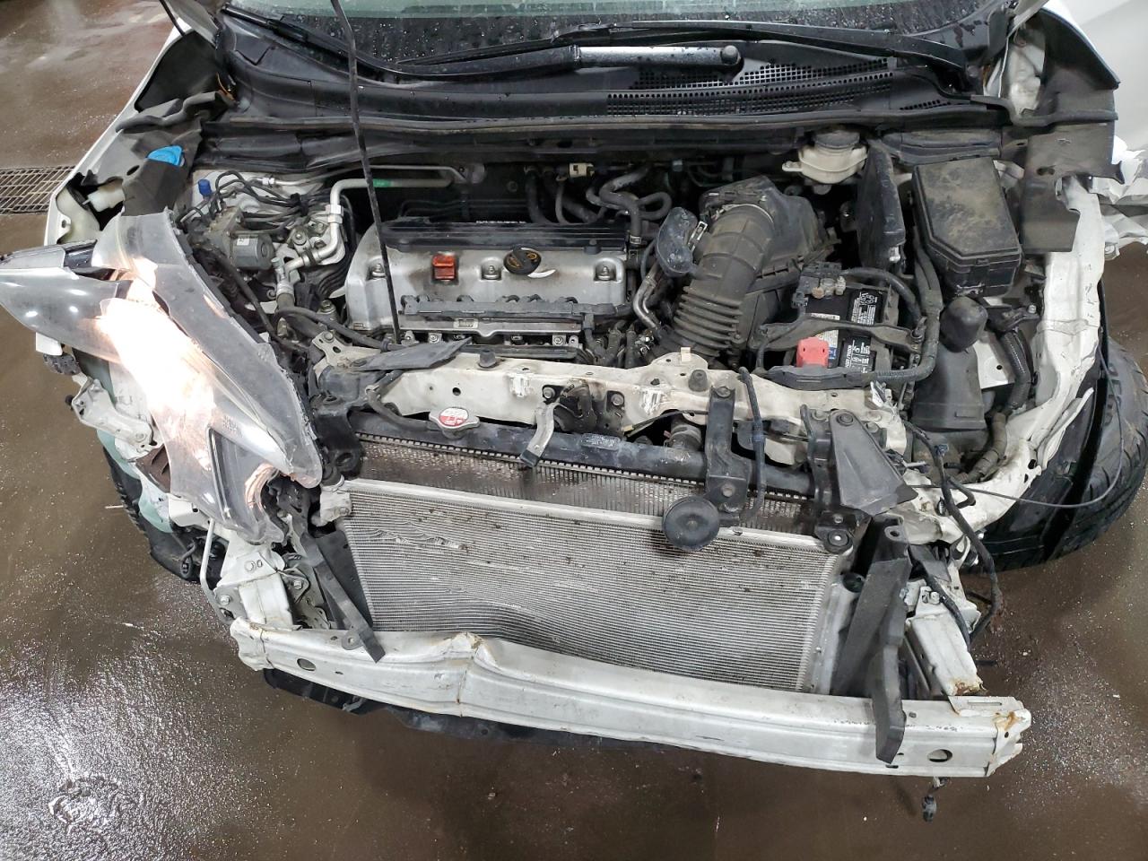 2014 Honda CR-V VIN 5J6RM4H77EL077923 Copart auction photo, front end / side damage thumbnail 13