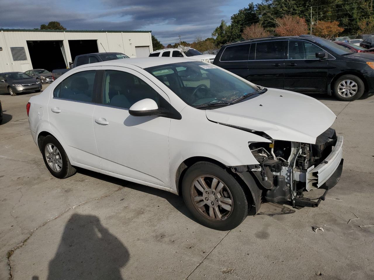 2015 Chevrolet Sonic VIN 1G1JC5SH7F4166926 Copart auction photo, front end damage thumbnail 4
