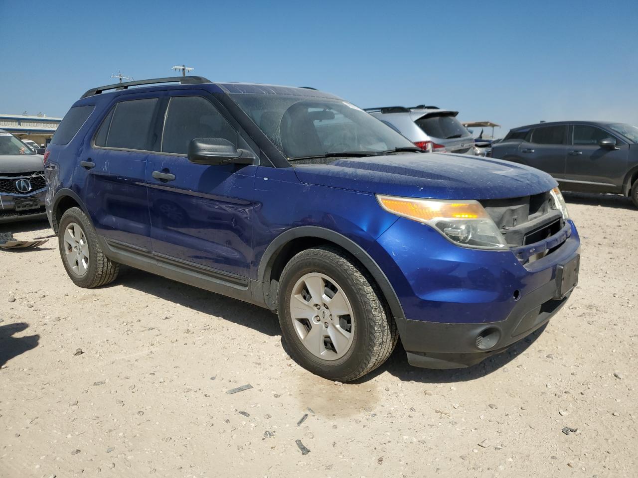 2013 Ford Explorer VIN 1FM5K7B8XDGA98328 Copart auction photo, all over damage thumbnail 4