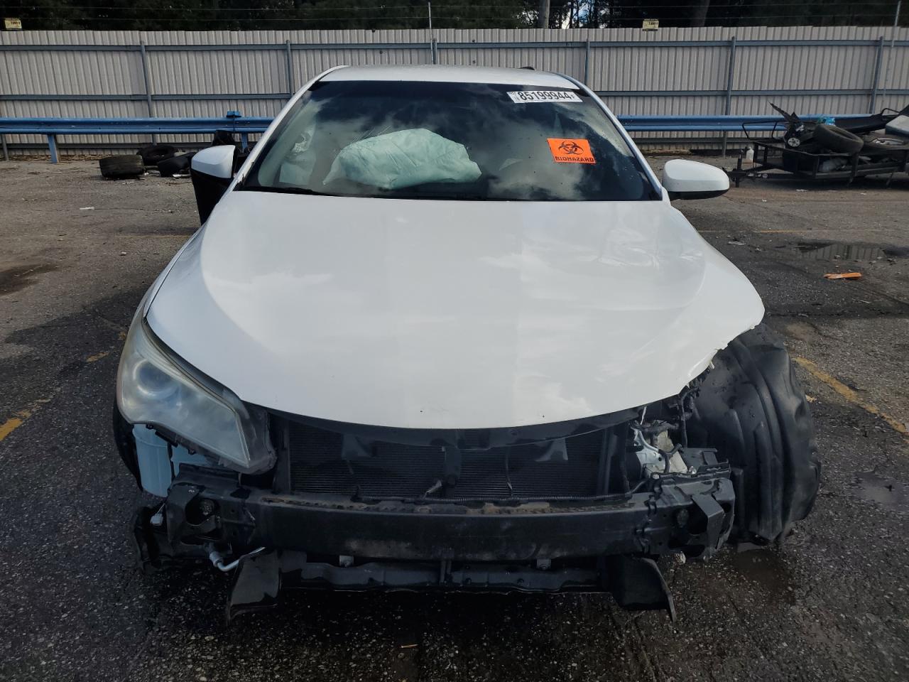 2017 Toyota Camry VIN 4T1BF1FK8HU721303 Copart auction photo, front end / side damage thumbnail 5