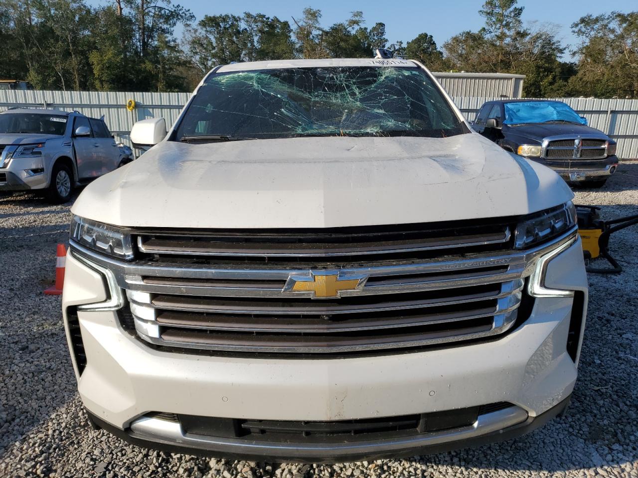 2023 Chevrolet Tahoe VIN 1GNSKTKLXPR549617 Copart auction photo, top/roof damage thumbnail 5