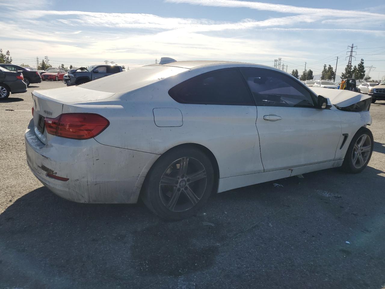 2015 BMW 4er VIN WBA3N7C52FK222998 Copart auction photo, front end damage thumbnail 3