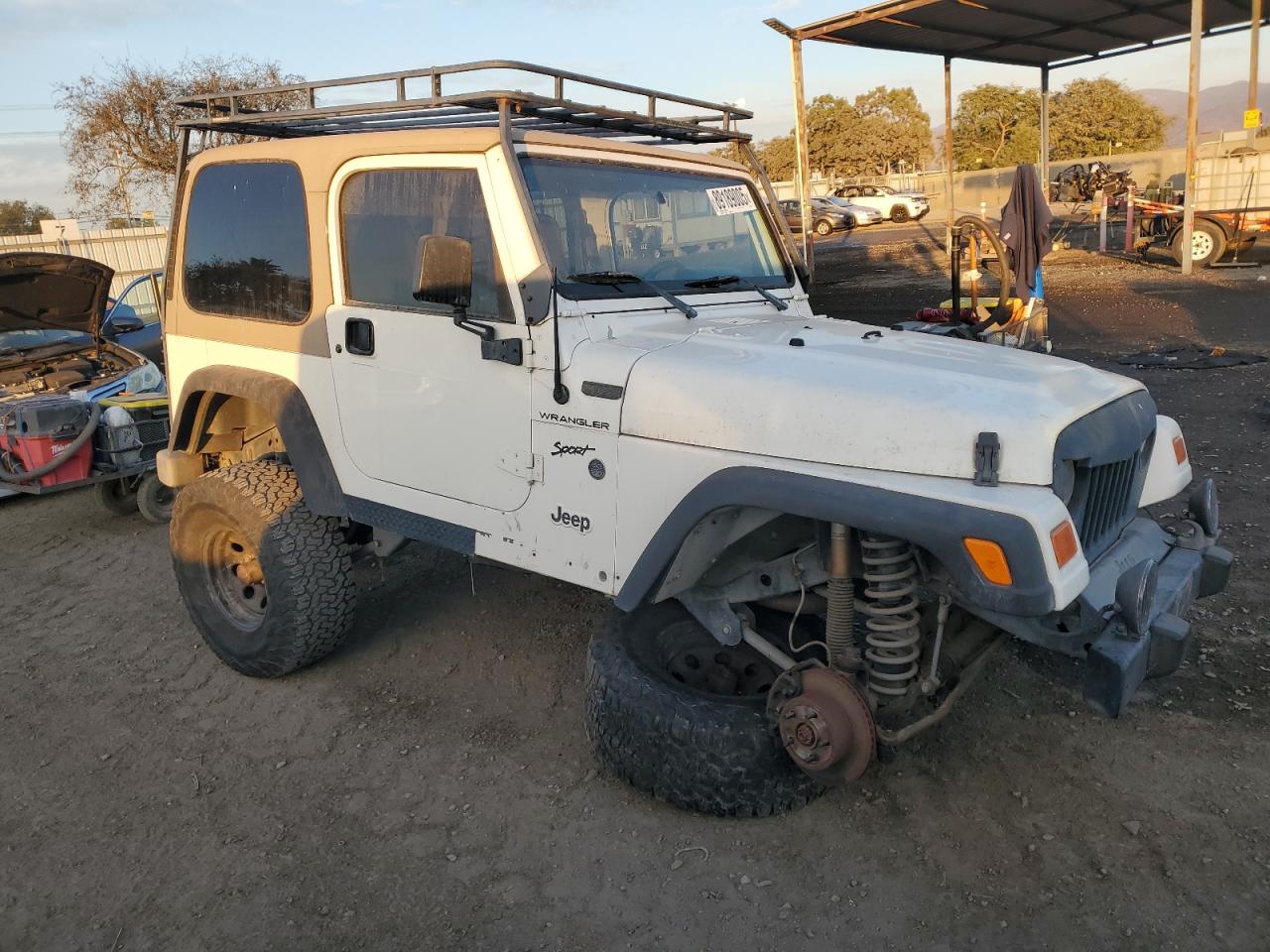 2002 Jeep Wrangler VIN 1J4FA49S52P771352 Copart auction photo, front end damage thumbnail 4