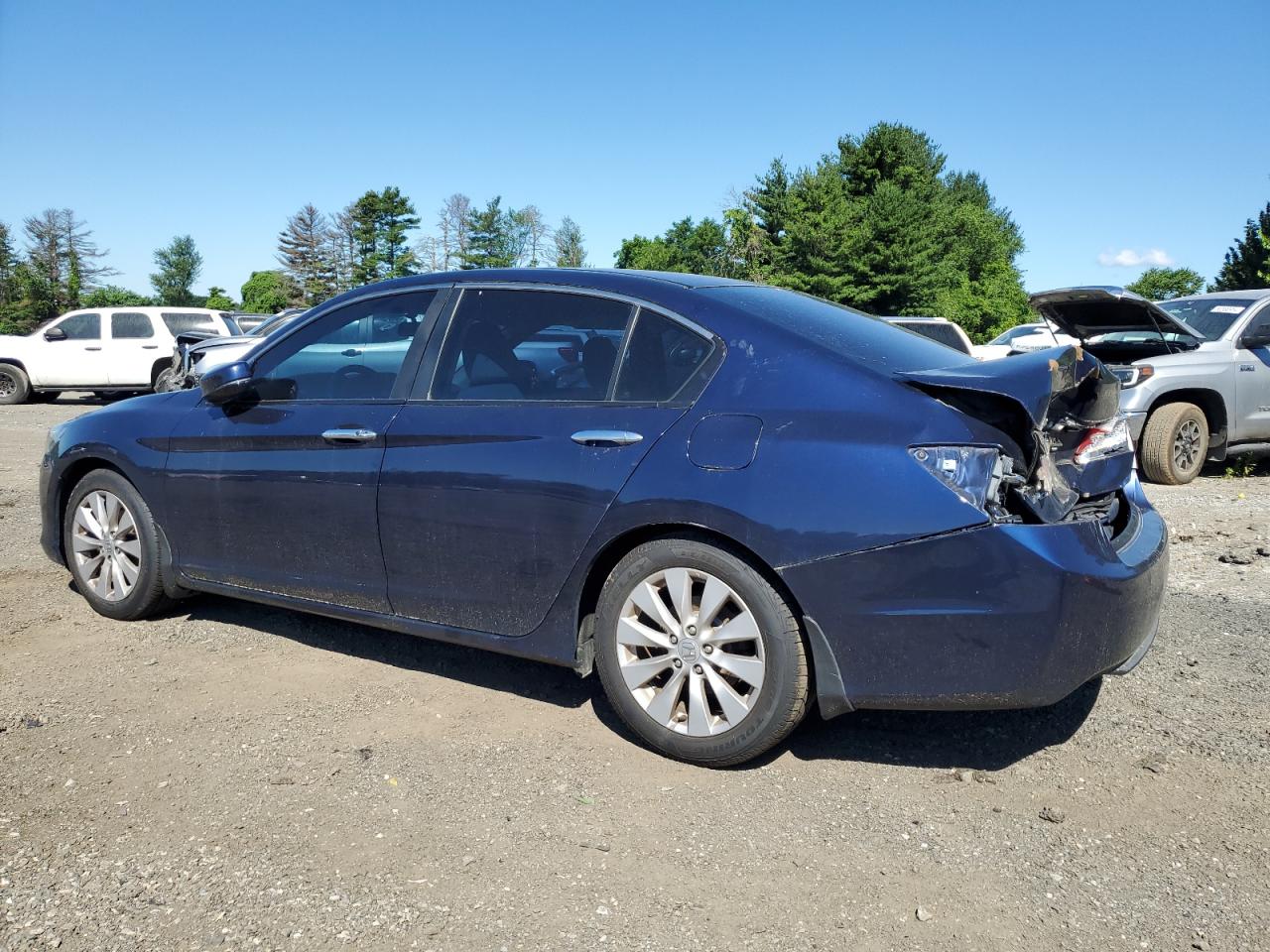 2013 Honda Accord VIN 1HGCR2F7XDA254075 Copart auction photo, rear end / minor dent/scratches damage thumbnail 2