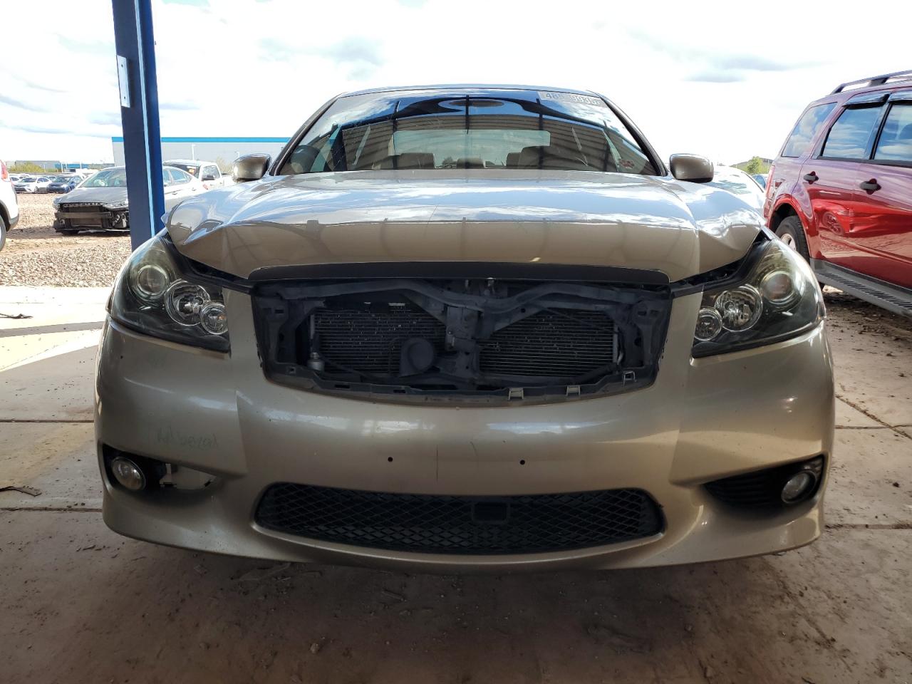 2009 Infiniti M VIN JNKCY01E79M800329 Copart auction photo, undercarriage damage thumbnail 5