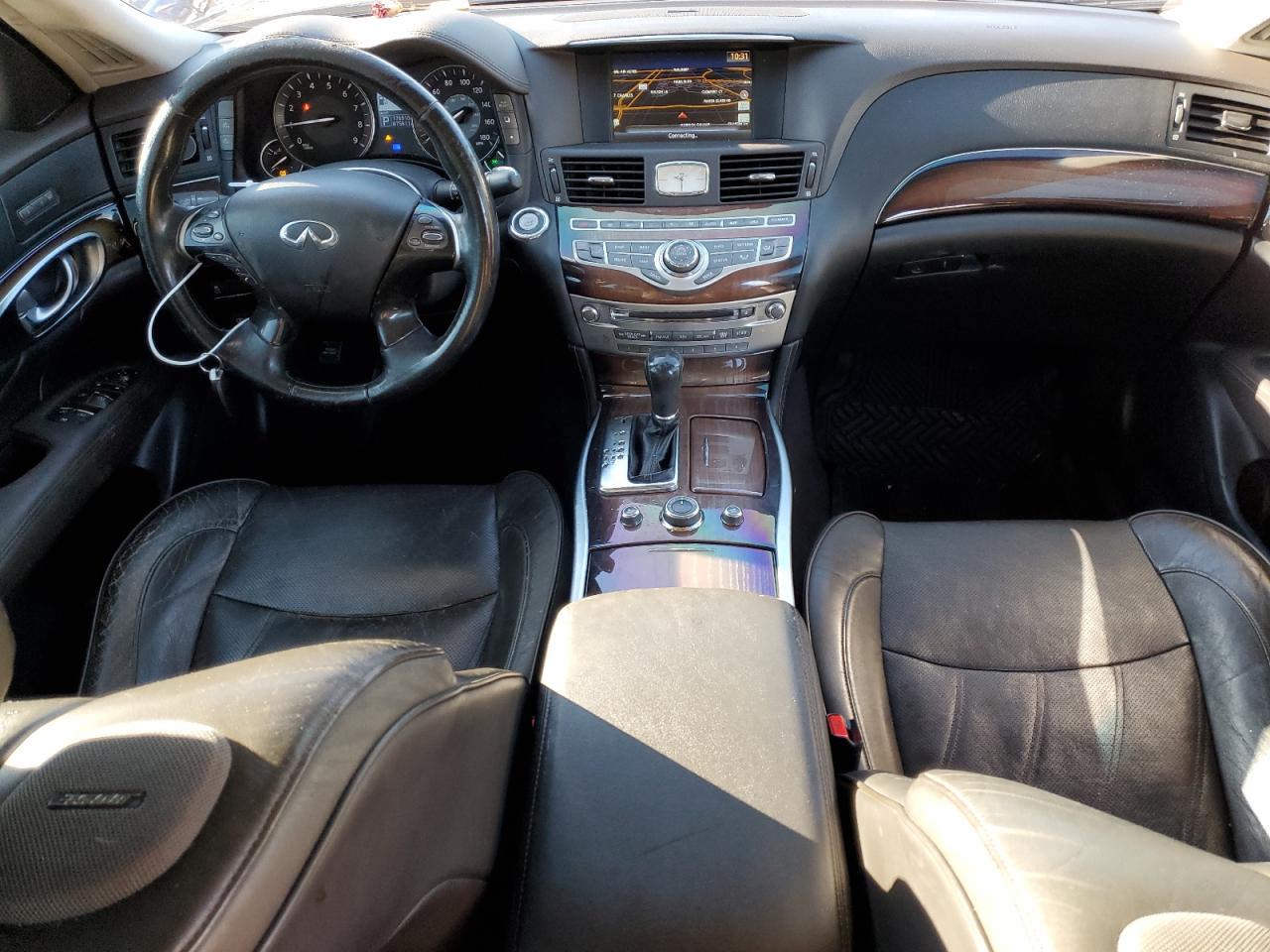 2011 Infiniti M VIN JN1BY1AR8BM373368 Copart auction photo, front end / undercarriage damage thumbnail 8