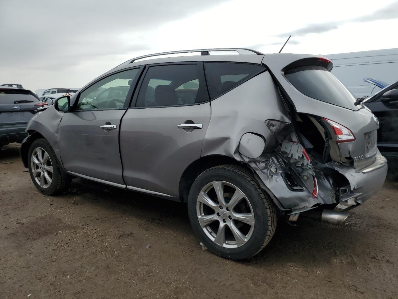 2012 Nissan Murano VIN JN8AZ1MW6CW229187 Copart auction photo, front end / rear end damage thumbnail 2