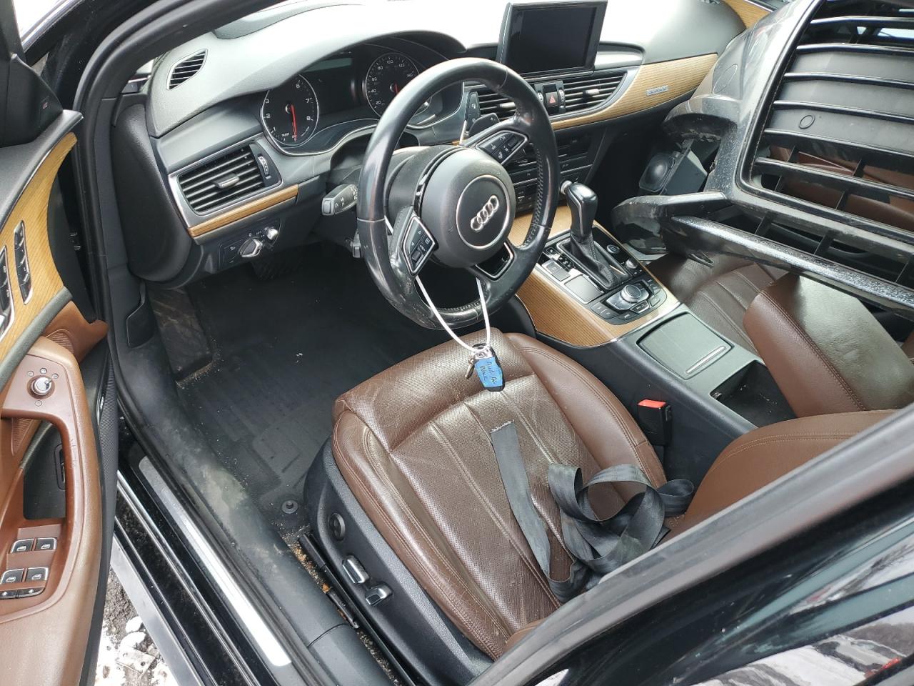 2017 Audi A6 VIN WAUH2AFC1HN128960 Copart auction photo, front end / minor dent/scratches damage thumbnail 8
