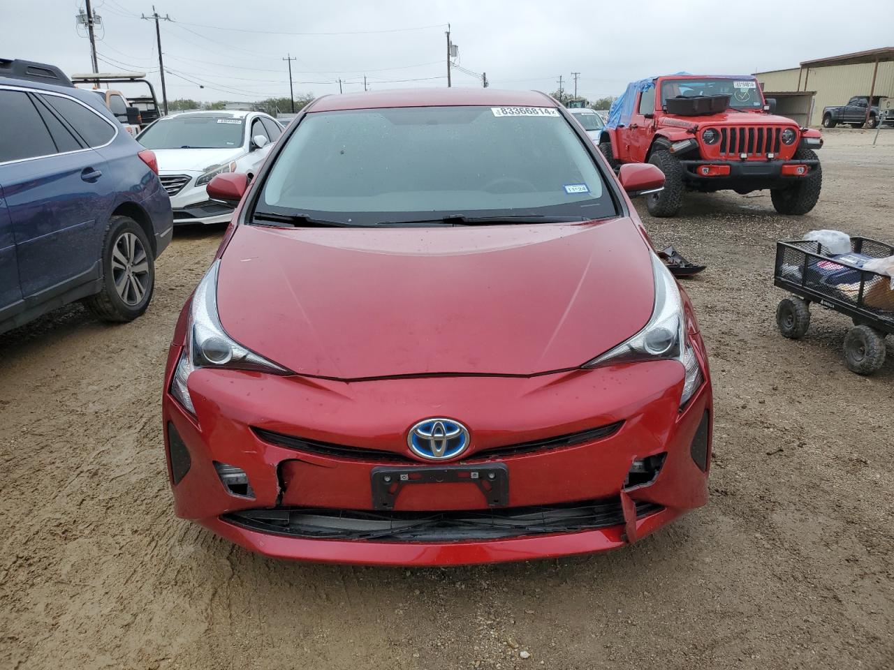 2016 Toyota Prius VIN JTDKBRFUXG3514769 Copart auction photo, rear end damage thumbnail 5