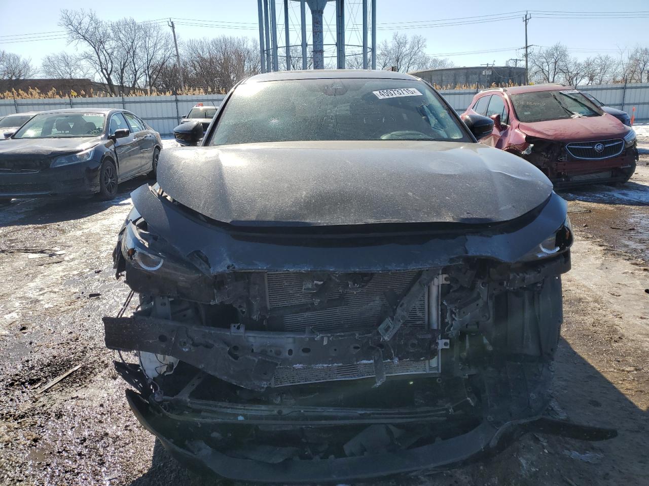 2021 Mazda CX-30 VIN 3MVDMBCL9MM210315 Copart auction photo, front end / side damage thumbnail 5