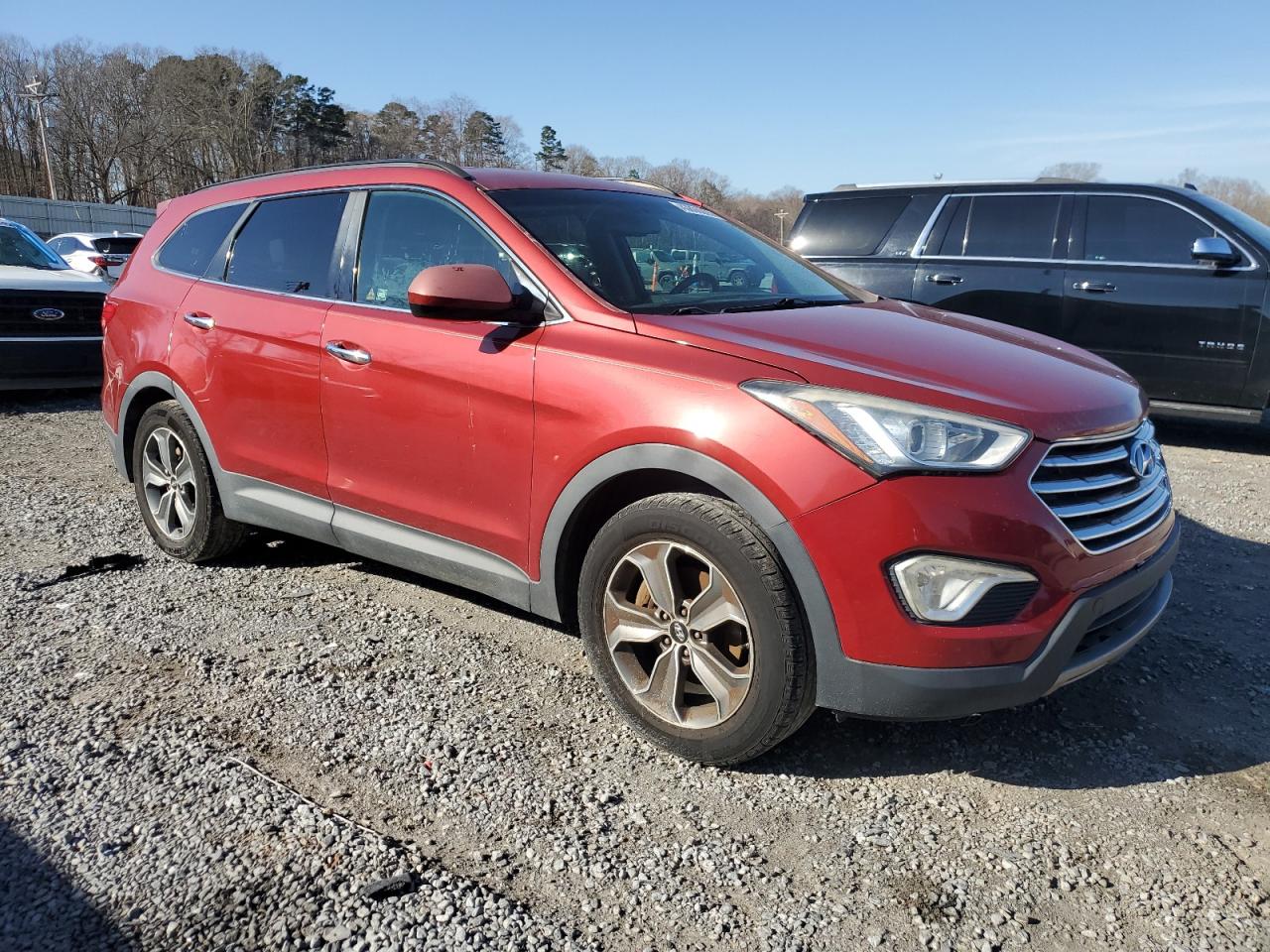 2016 Hyundai Santa Fe VIN KM8SM4HF9GU143346 Copart auction photo, normal wear damage thumbnail 4