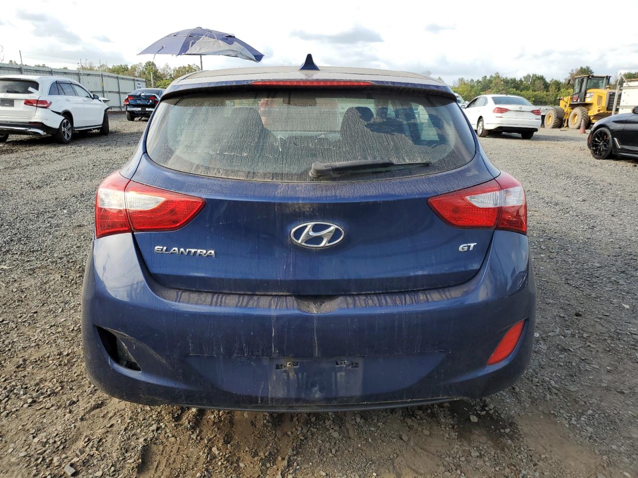 2013 Hyundai Elantra VIN KMHD35LEXDU053408 Copart auction photo, undercarriage / side damage thumbnail 6