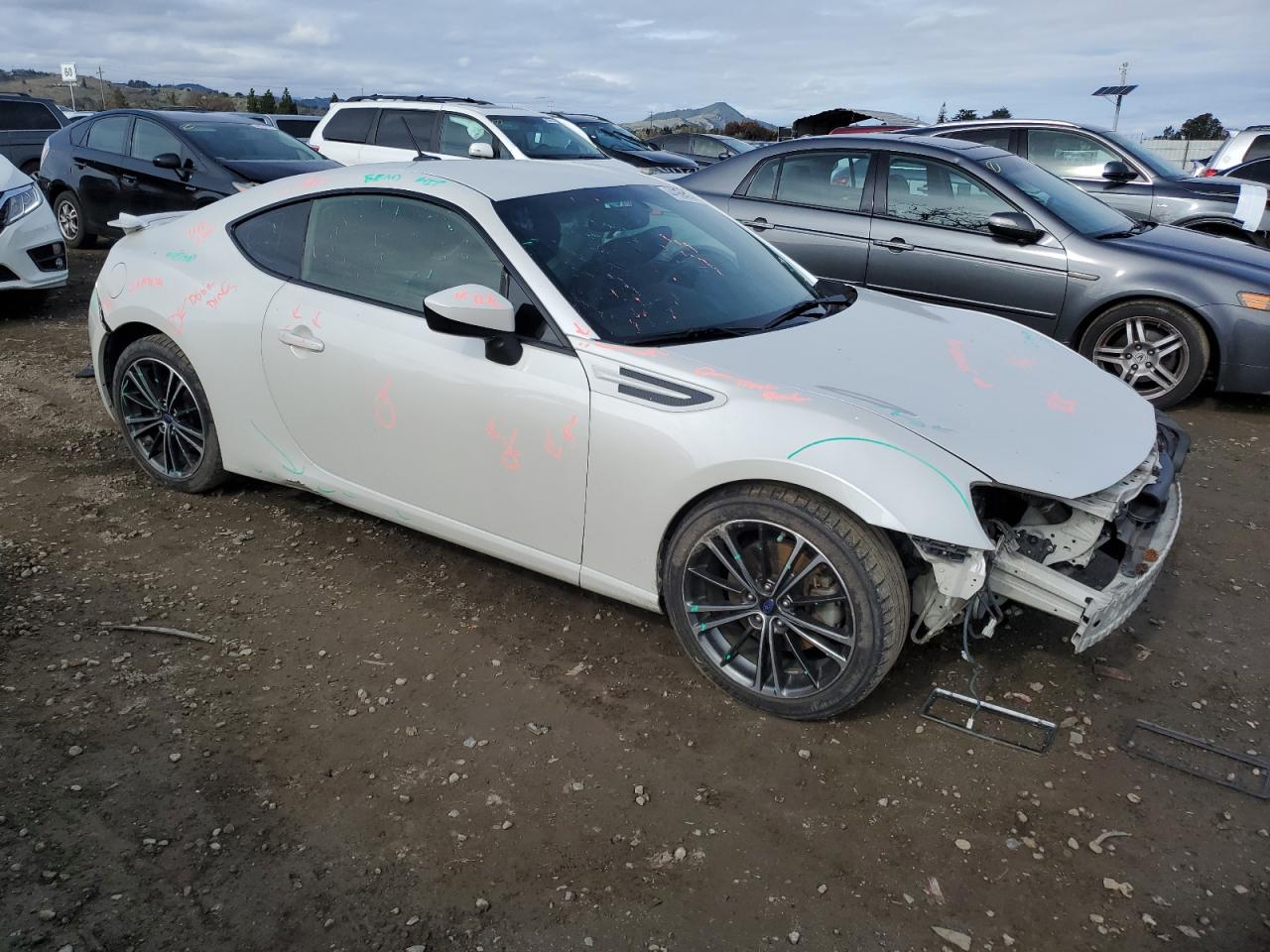 2014 Subaru BRZ VIN JF1ZCAC19E9606592 Copart auction photo, front end damage thumbnail 4