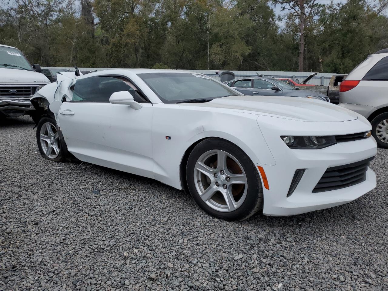 2018 Chevrolet Camaro VIN 1G1FB1RSXJ0134992 Copart auction photo, rear end / side damage thumbnail 4