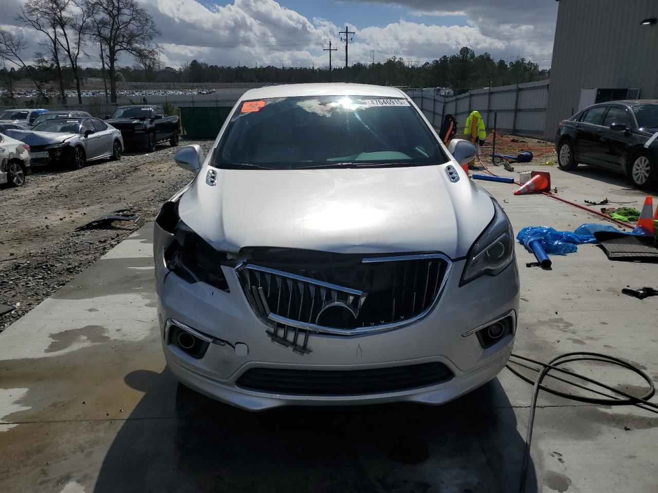 2017 Buick Envision VIN LRBFXASA0HD178429 Copart auction photo, front end damage thumbnail 5