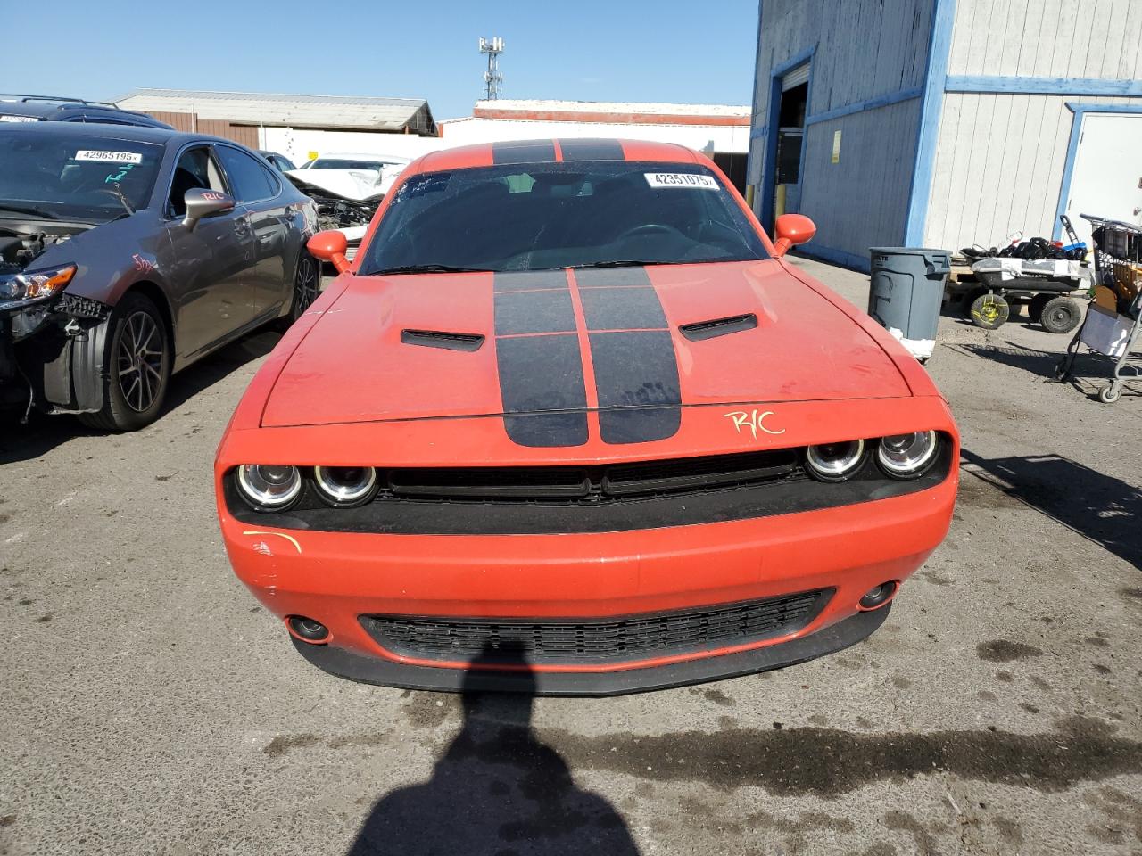 2017 Dodge Challenger VIN 2C3CDZAG3HH594810 Copart auction photo, side / rear end damage thumbnail 5