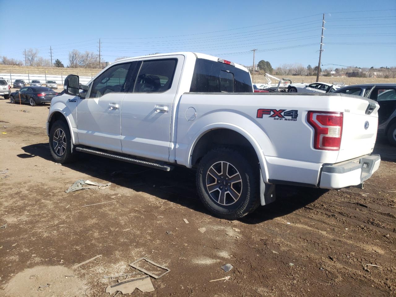 2019 Ford F-150 VIN 1FTEW1E49KKE93741 Copart auction photo, front end / undercarriage damage thumbnail 2