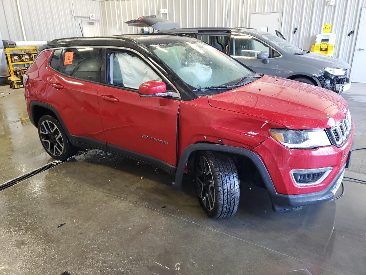 2017 Jeep Compass VIN 3C4NJDCB1HT665544 Copart auction photo, front end damage thumbnail 4