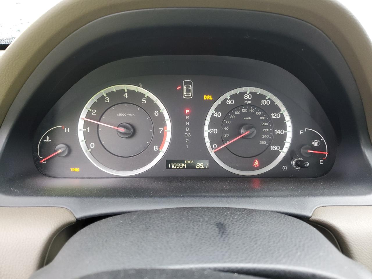 2009 Honda Accord VIN 1HGCP263X9A161499 Copart auction photo, front end damage thumbnail 9