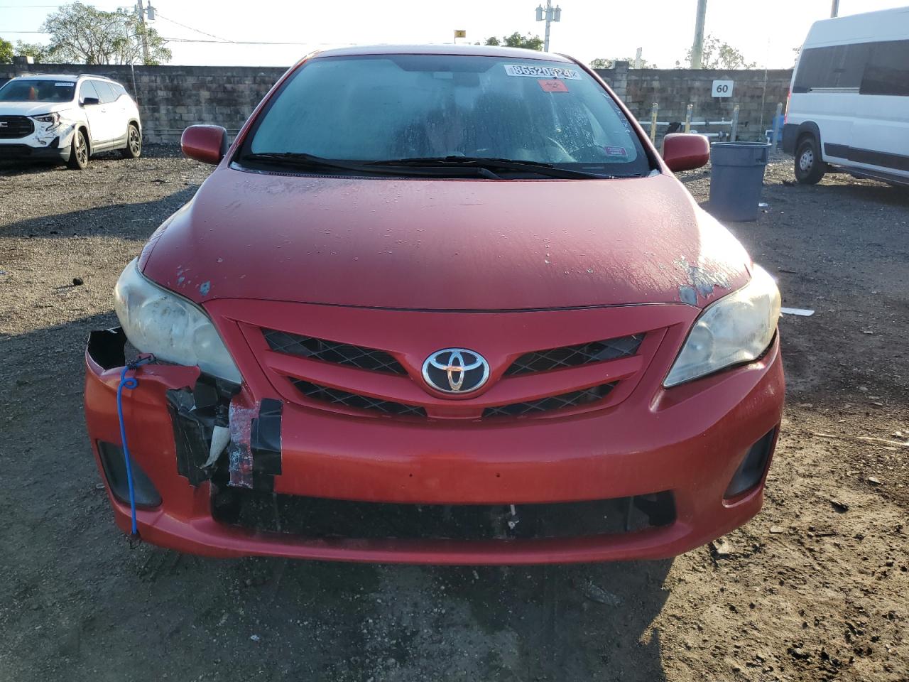 2012 Toyota Corolla VIN 2T1BU4EE5CC800117 Copart auction photo, front end damage thumbnail 5