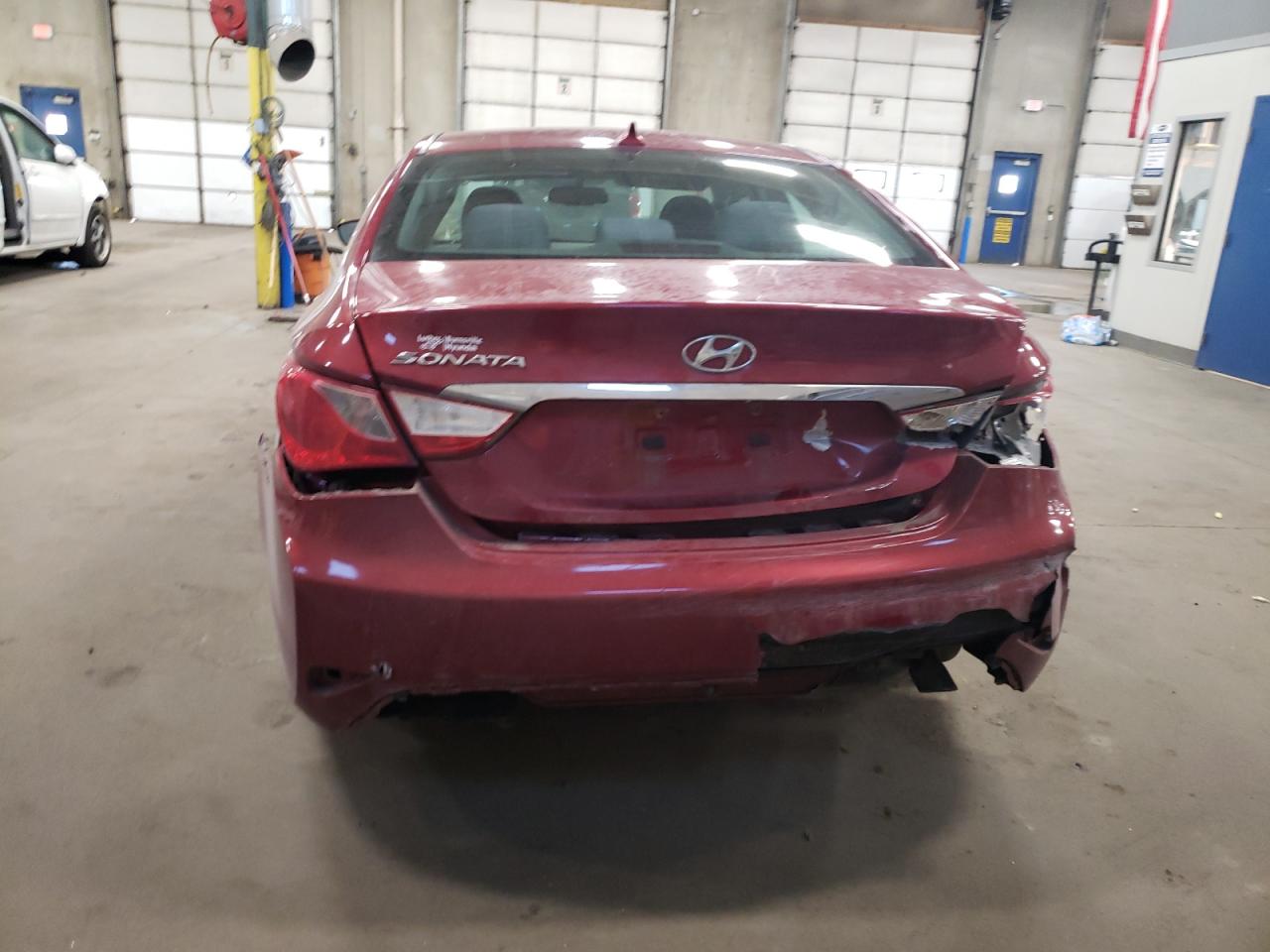 2014 Hyundai Sonata VIN 5NPEB4AC6EH839662 Copart auction photo, all over damage thumbnail 6