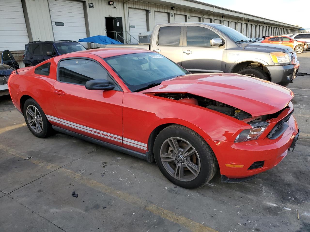 2010 Ford Mustang VIN 1ZVBP8AN1A5125894 Copart auction photo, front end damage thumbnail 4