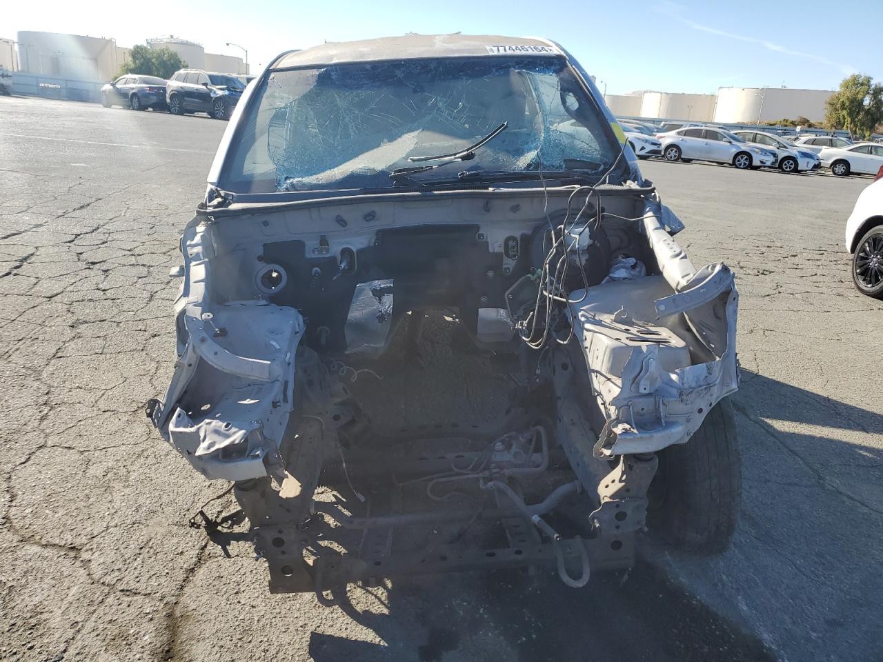 2005 Toyota Tacoma VIN 5TETX22N15Z071664 Copart auction photo, vandalism / stripped damage thumbnail 5