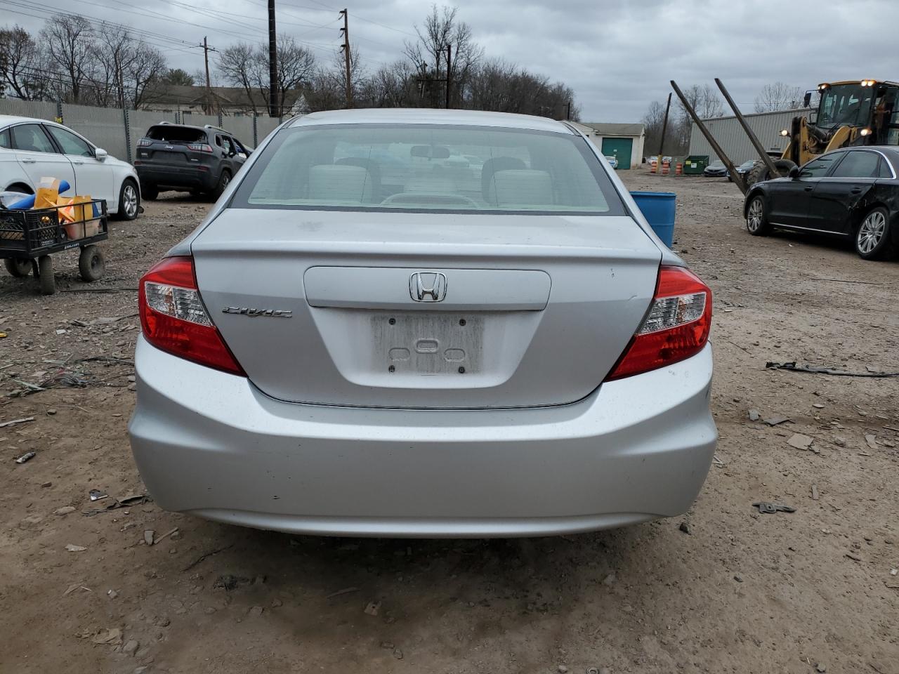 2012 Honda Civic VIN 19XFB2F59CE034761 Copart auction photo, side / front end damage thumbnail 6