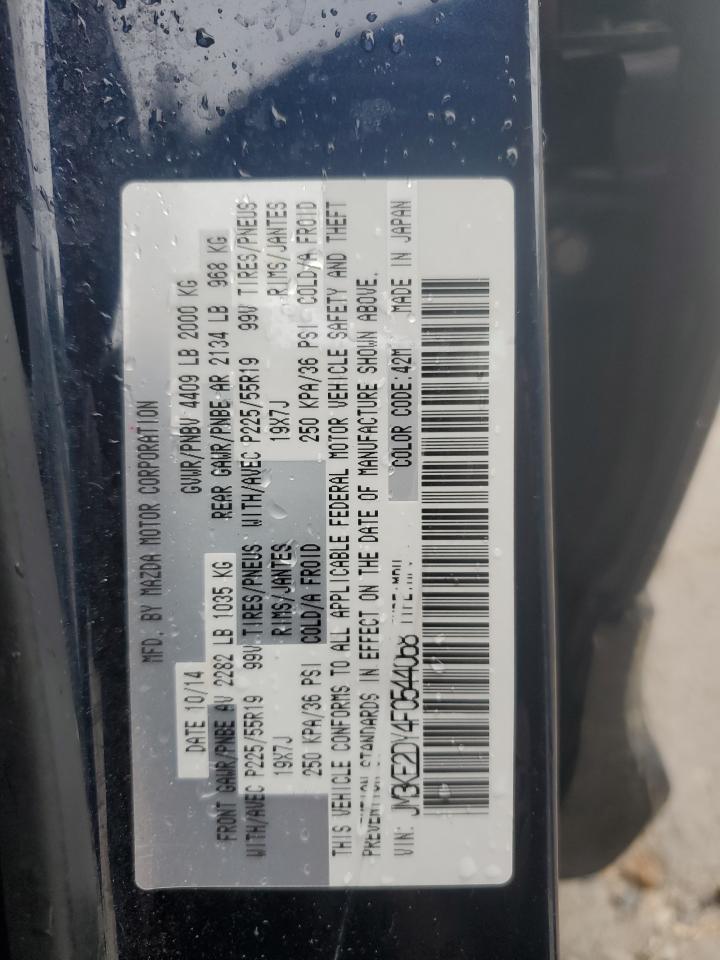 2015 Mazda CX-5 VIN JM3KE2DY4F0544068 Copart auction photo, front end damage thumbnail 14
