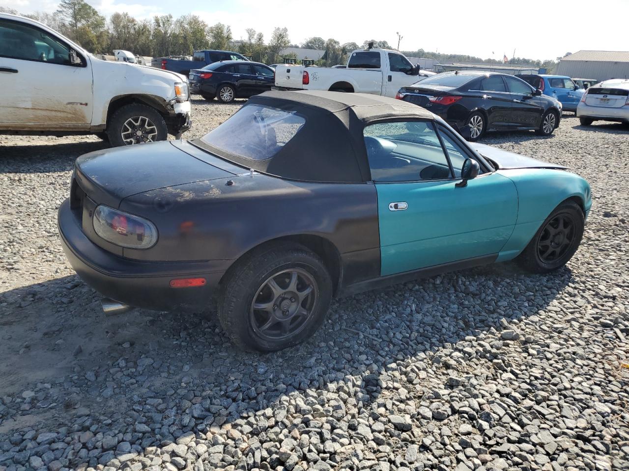 1992 Mazda MX-5 VIN JM1NA3517N0325242 Copart auction photo, front end damage thumbnail 3