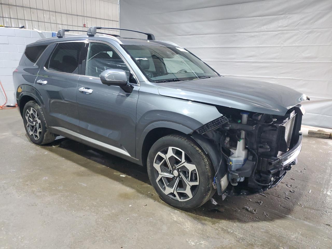 2022 Hyundai Palisade VIN KM8R7DHE0NU411145 Copart auction photo, front end / minor dent/scratches damage thumbnail 4