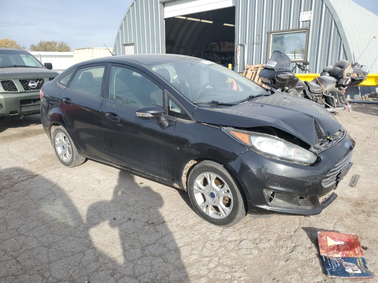 2015 Ford Fiesta VIN 3FADP4BJ3FM214115 Copart auction photo, all over / hail damage thumbnail 4