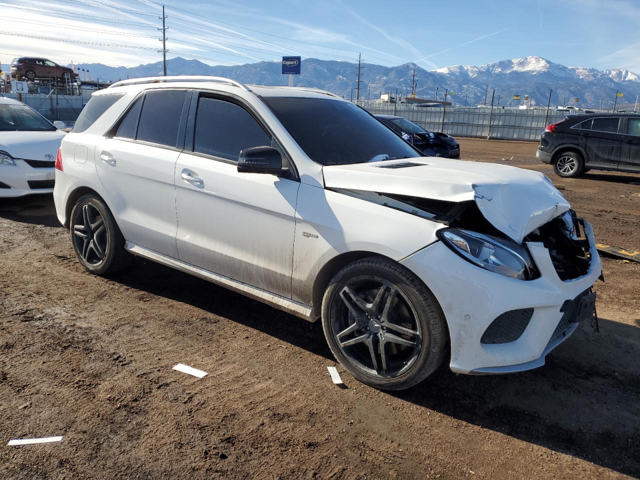 2017 Mercedes-Benz GLE VIN 4JGDA6EBXHA905200 Copart auction photo, front end damage thumbnail 4