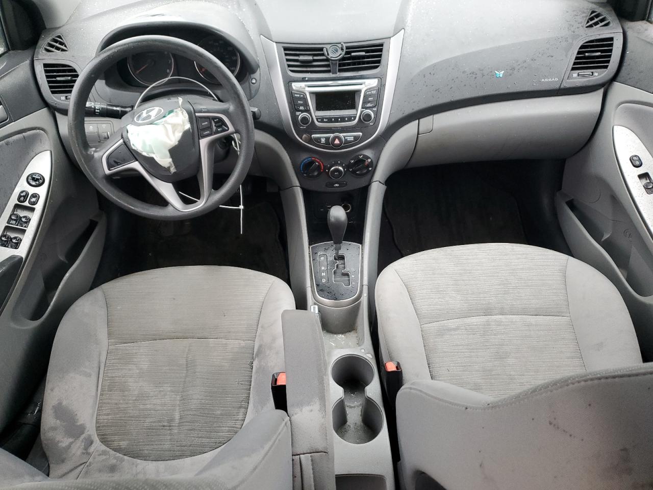 2017 Hyundai Accent VIN KMHCT5AE6HU340877 Copart auction photo, front end / rear end damage thumbnail 8